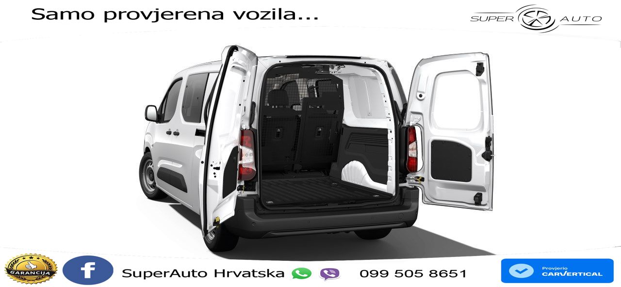 Peugeot Partner L2H1/ Doppelkabine LED+Fernlichtass.+PDC 102 KS