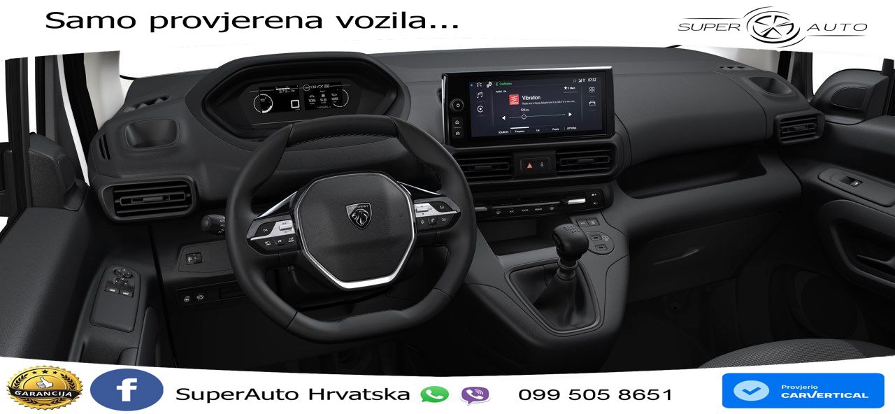 Peugeot Partner L2H1/ Doppelkabine LED+Fernlichtass.+PDC 102 KS