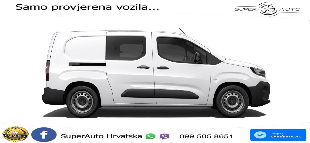Peugeot Partner L2H1/ Doppelkabine LED+Fernlichtass.+PDC 102 KS
