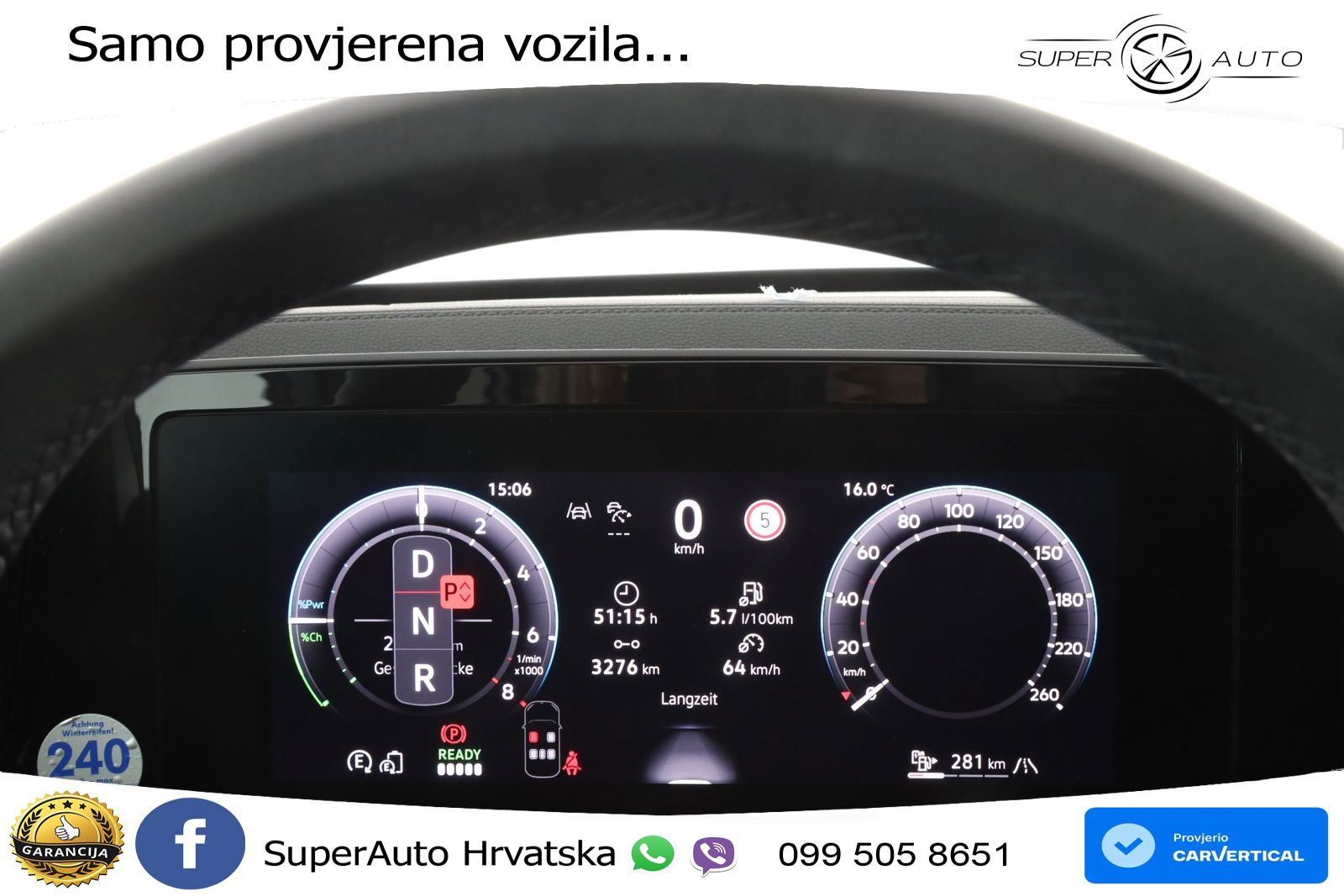 Volkswagen Passat Variant 1.5 TSI (272 KS) eHybrid DSG R-Line LED+GR SJED+ACC