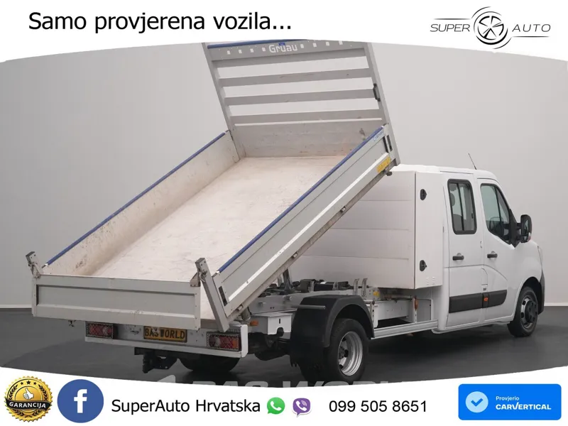 Renault Master 130PK Kipper Dubbele Cabine Dubbellucht A 131 KS