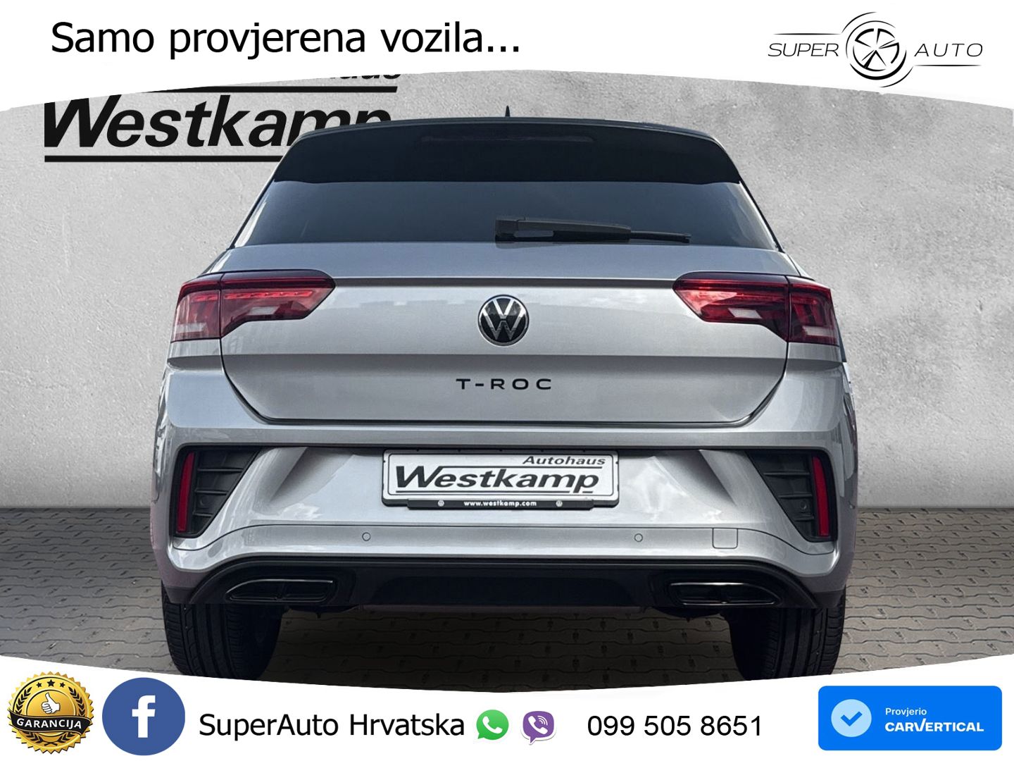 Volkswagen T-Roc 1.5 TSI (150 KS) R-Line LED+GR SJED+ACC