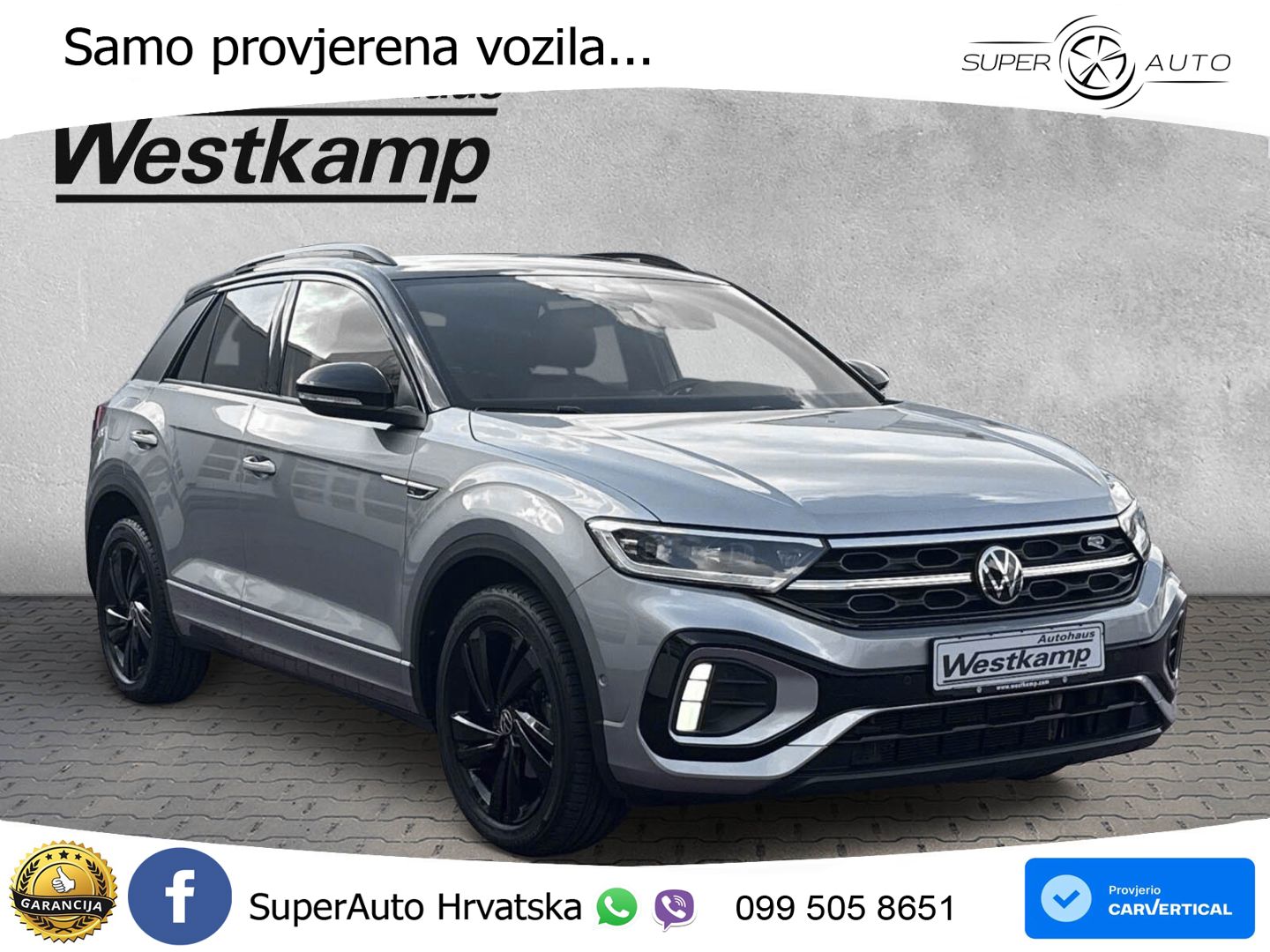 Volkswagen T-Roc 1.5 TSI (150 KS) R-Line LED+GR SJED+ACC
