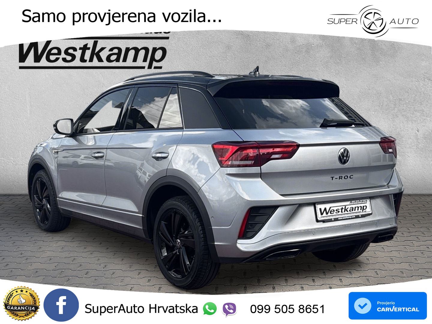 Volkswagen T-Roc 1.5 TSI (150 KS) R-Line LED+GR SJED+ACC