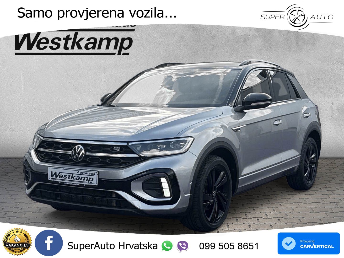 Volkswagen T-Roc 1.5 TSI (150 KS) R-Line LED+GR SJED+ACC