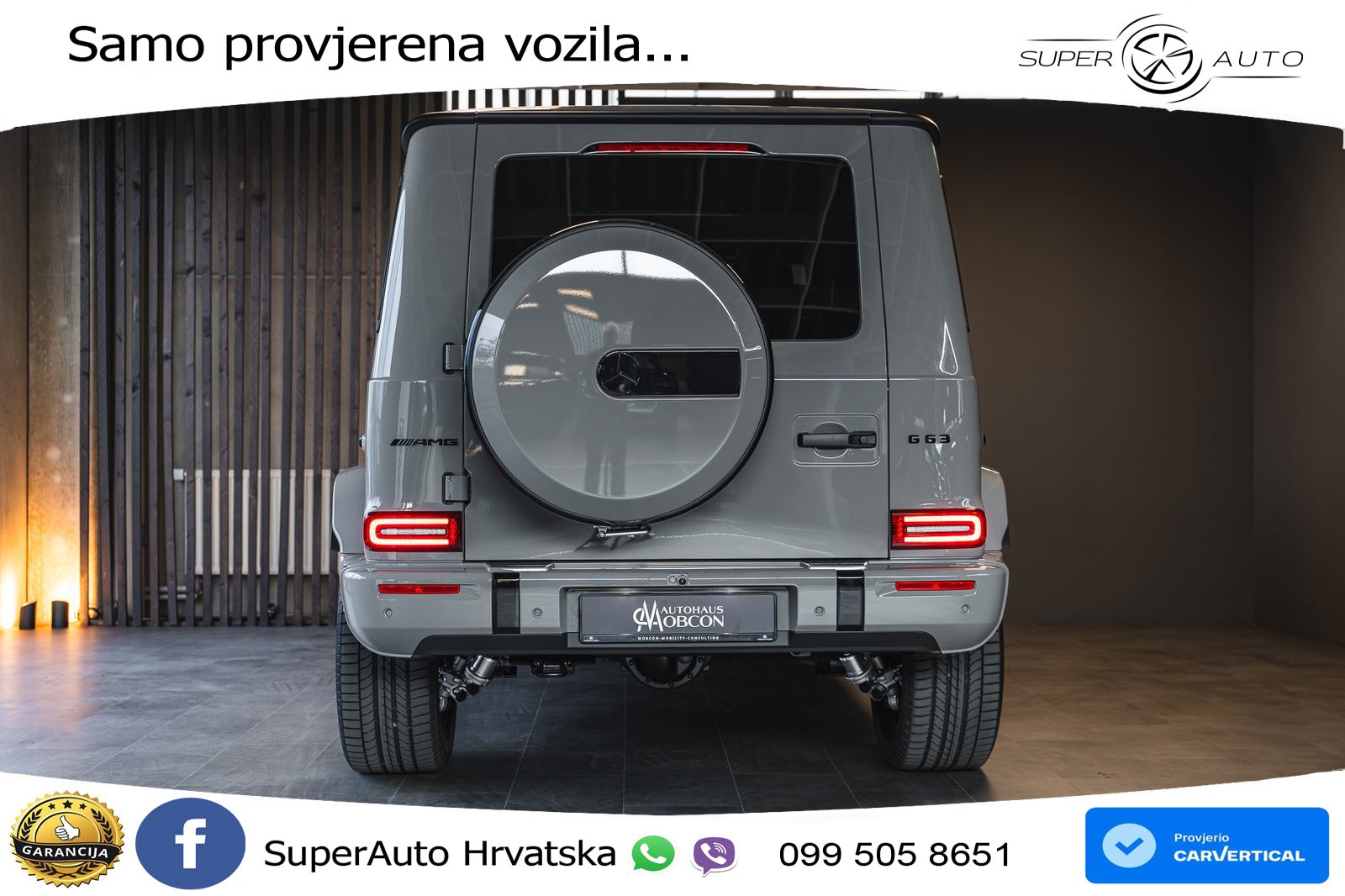 Mercedes AMG G 63 Long V8 (585 KS) 4MATIC 9G-TRONIC AMG SPEEDSHIFT TCT Manufaktur LED+GR SJED+ACC