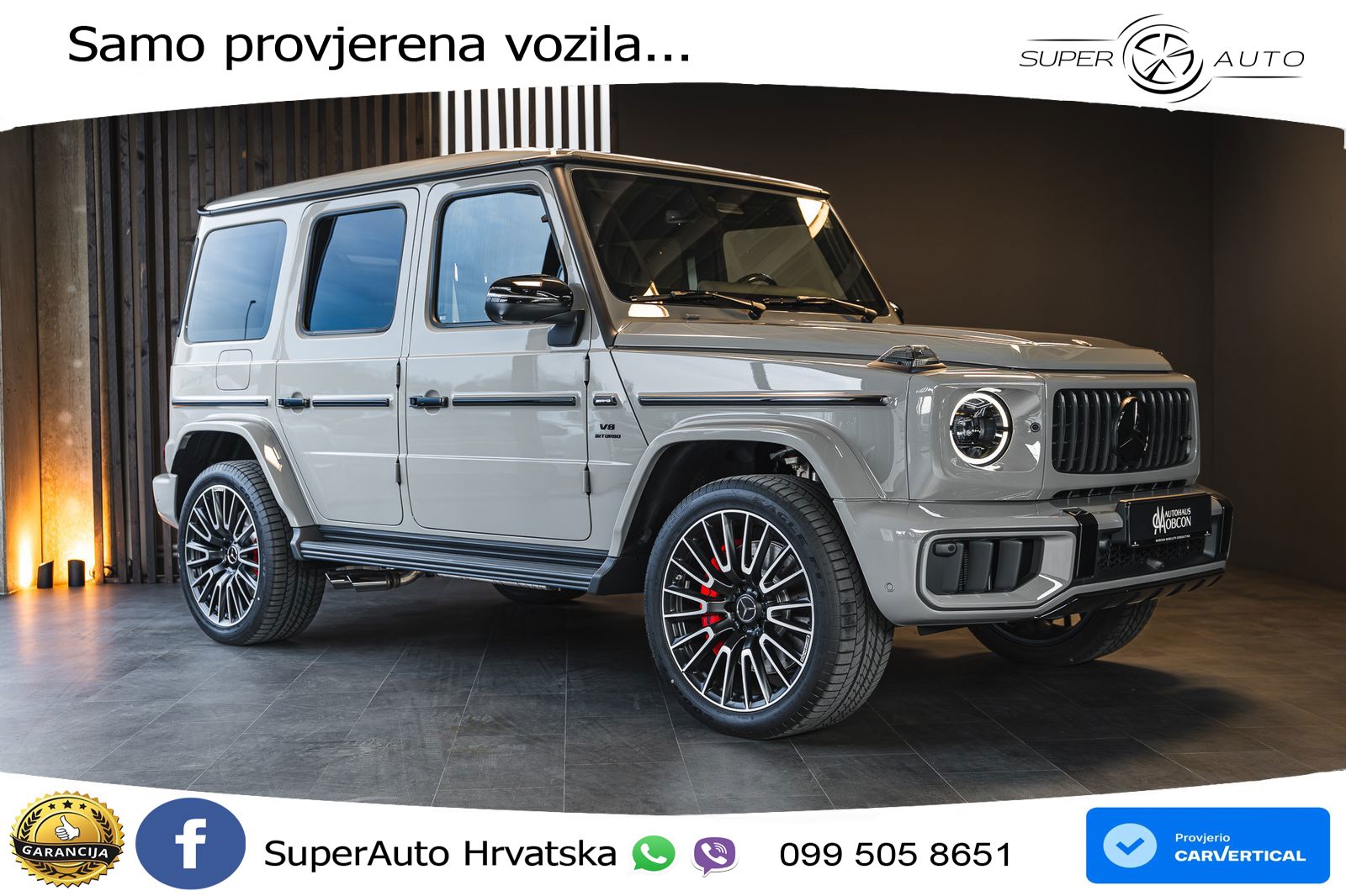 Mercedes AMG G 63 Long V8 (585 KS) 4MATIC 9G-TRONIC AMG SPEEDSHIFT TCT Manufaktur LED+GR SJED+ACC
