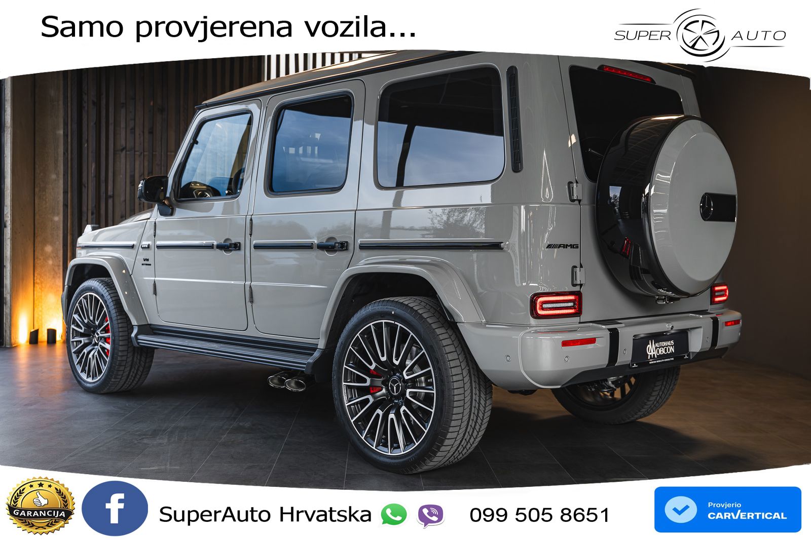 Mercedes AMG G 63 Long V8 (585 KS) 4MATIC 9G-TRONIC AMG SPEEDSHIFT TCT Manufaktur LED+GR SJED+ACC