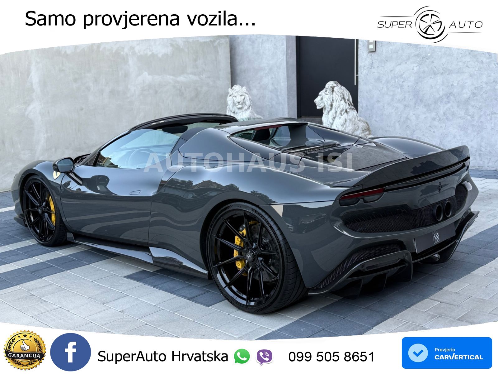 Ferrari 296 GTS 3.0 V6 (830 KS) F1 DCT