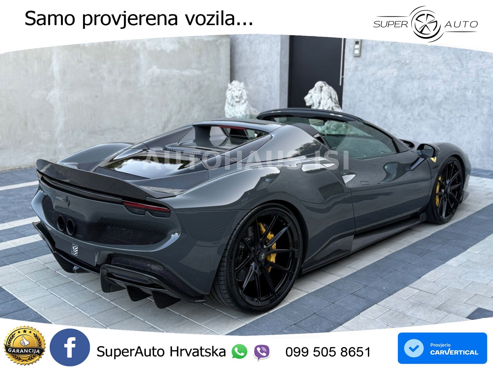 Ferrari 296 GTS 3.0 V6 (830 KS) F1 DCT