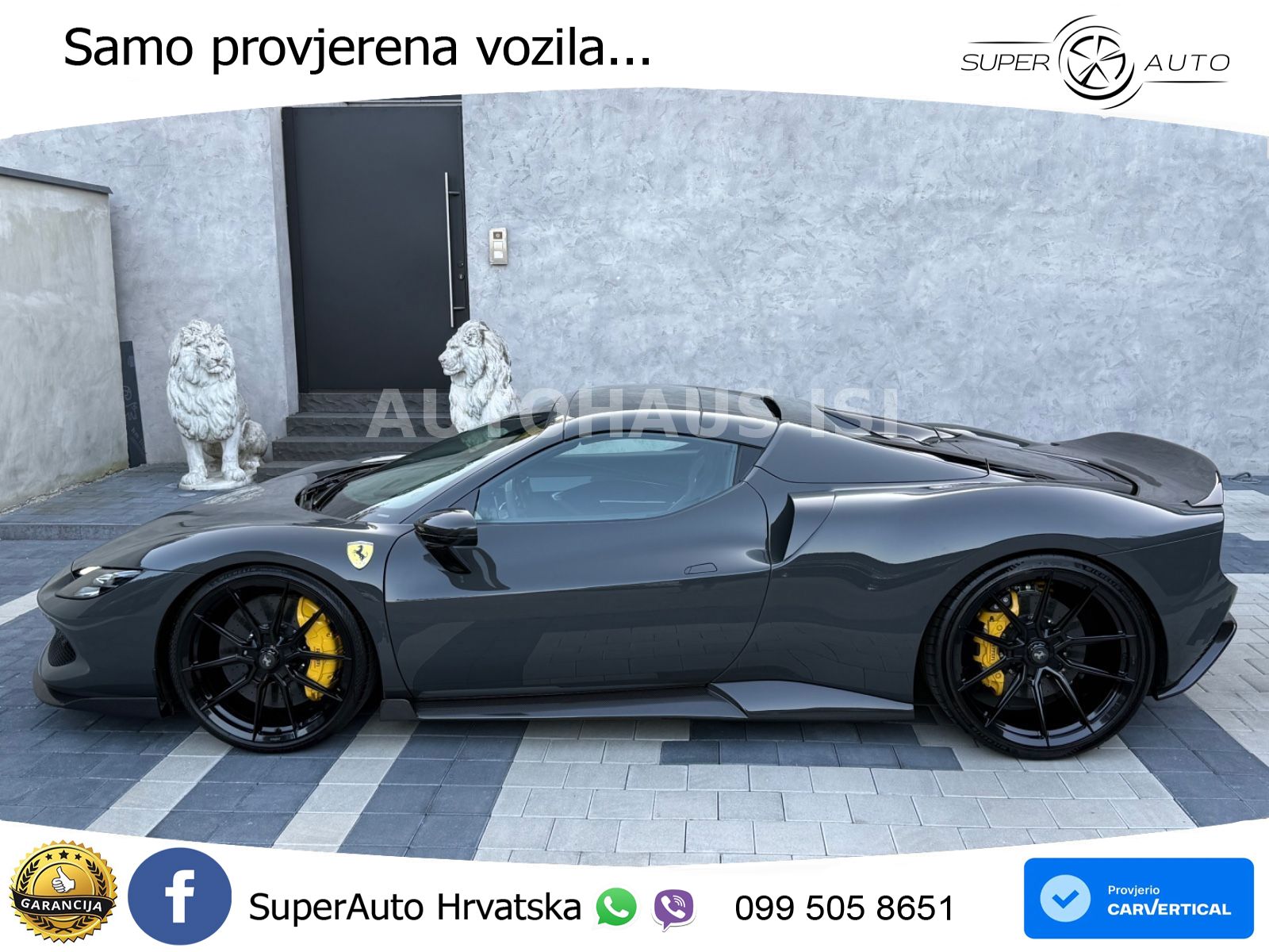 Ferrari 296 GTS 3.0 V6 (830 KS) F1 DCT