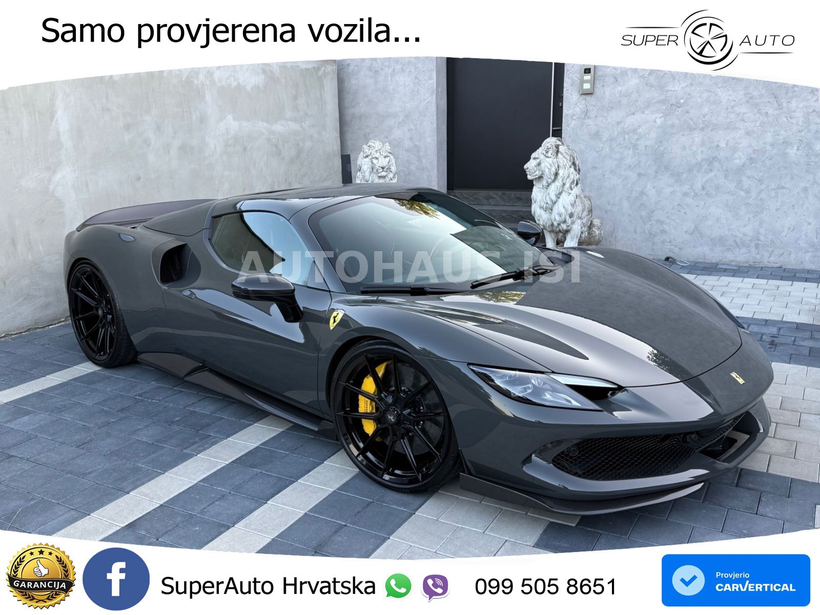 Ferrari 296 GTS 3.0 V6 (830 KS) F1 DCT