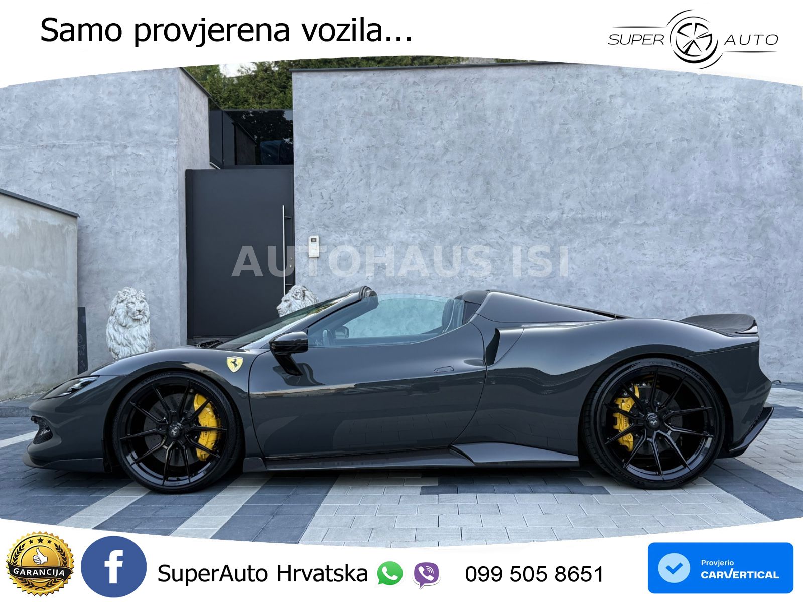 Ferrari 296 GTS 3.0 V6 (830 KS) F1 DCT