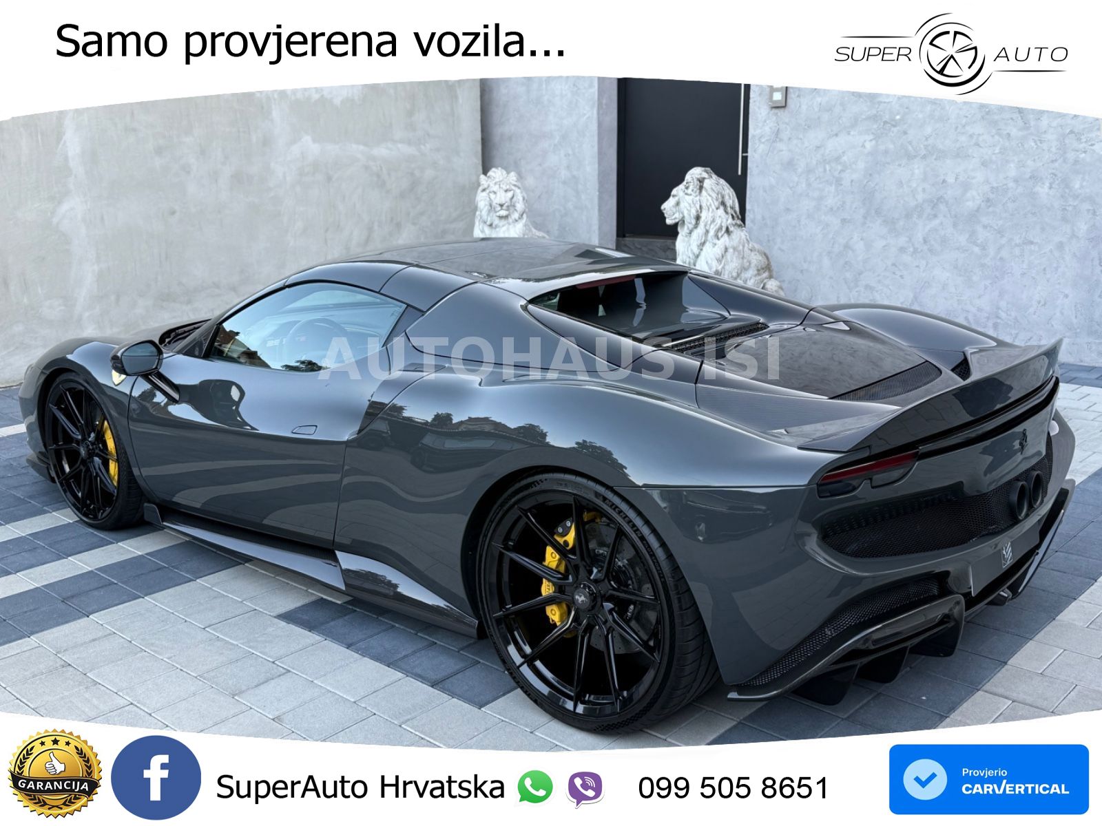 Ferrari 296 GTS 3.0 V6 (830 KS) F1 DCT