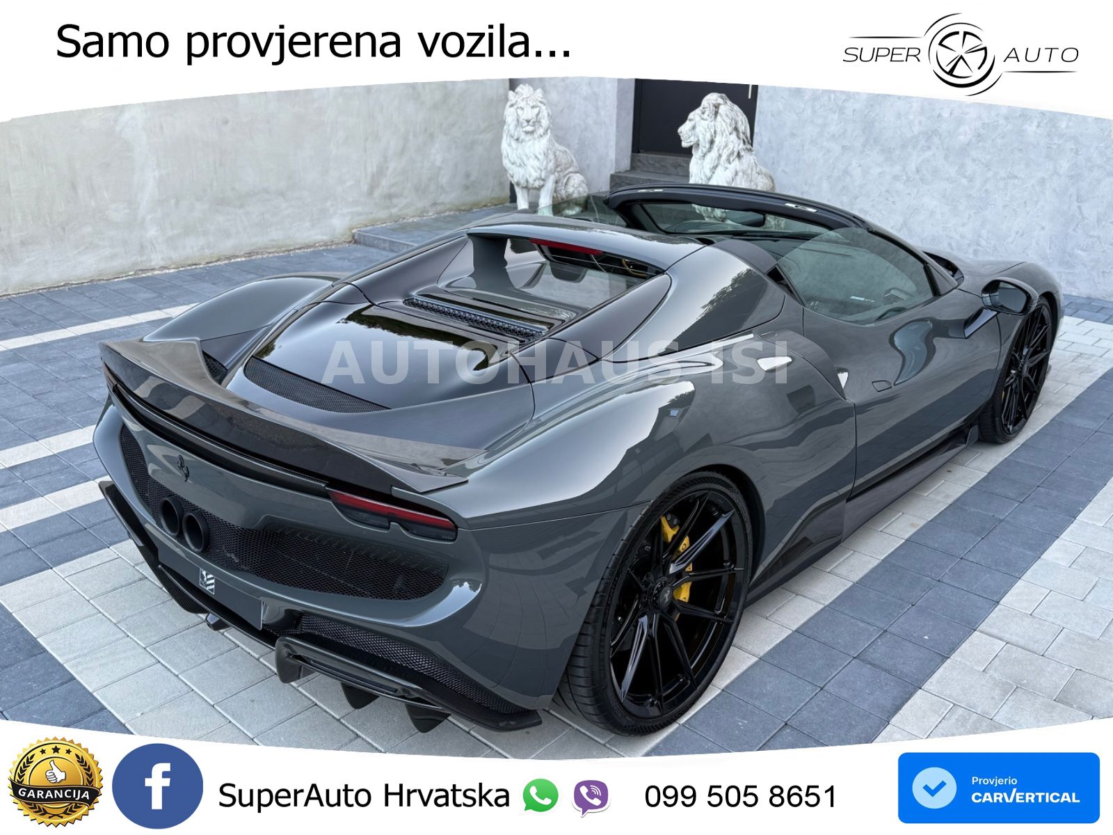 Ferrari 296 GTS 3.0 V6 (830 KS) F1 DCT