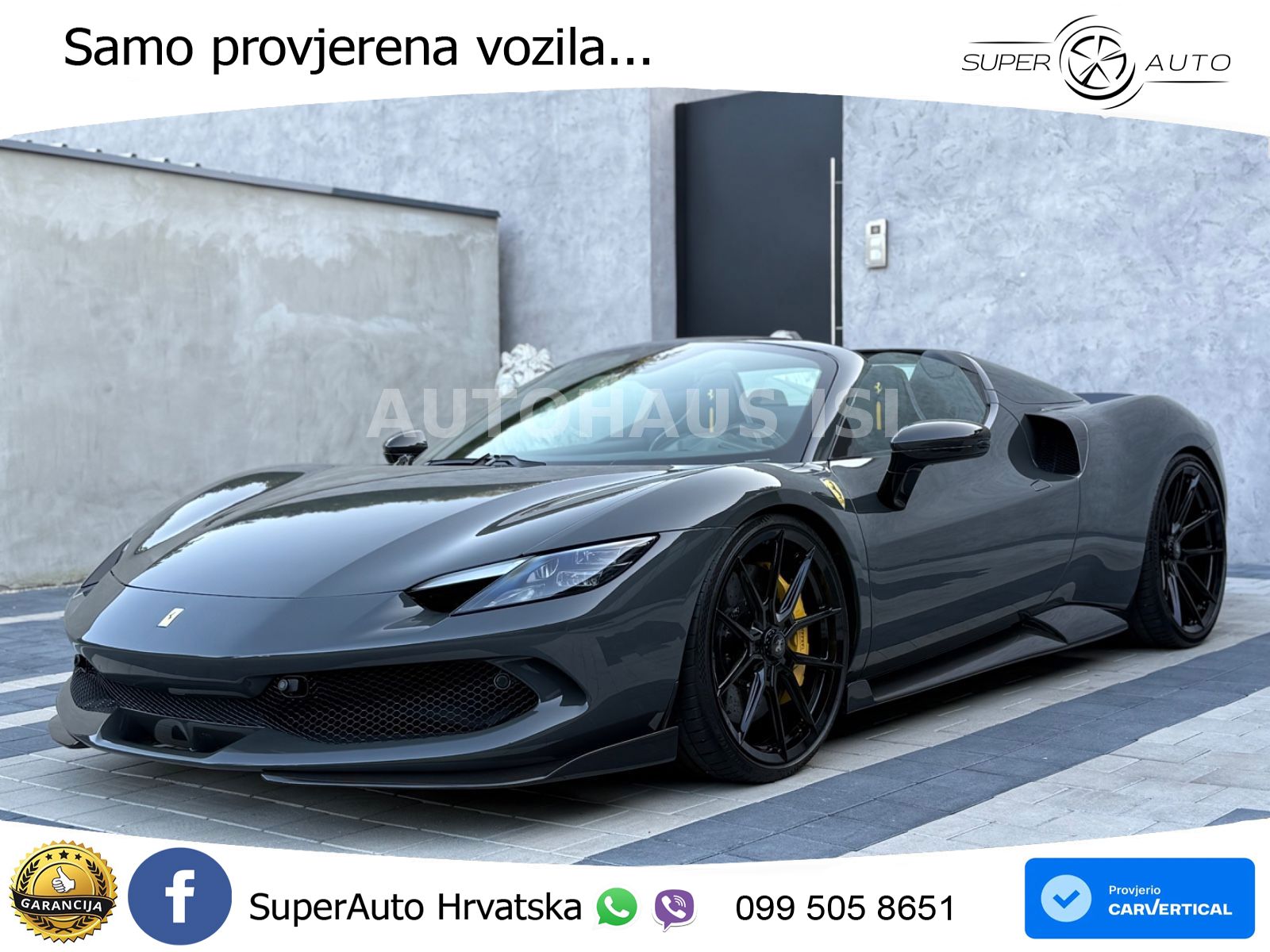 Ferrari 296 GTS 3.0 V6 (830 KS) F1 DCT