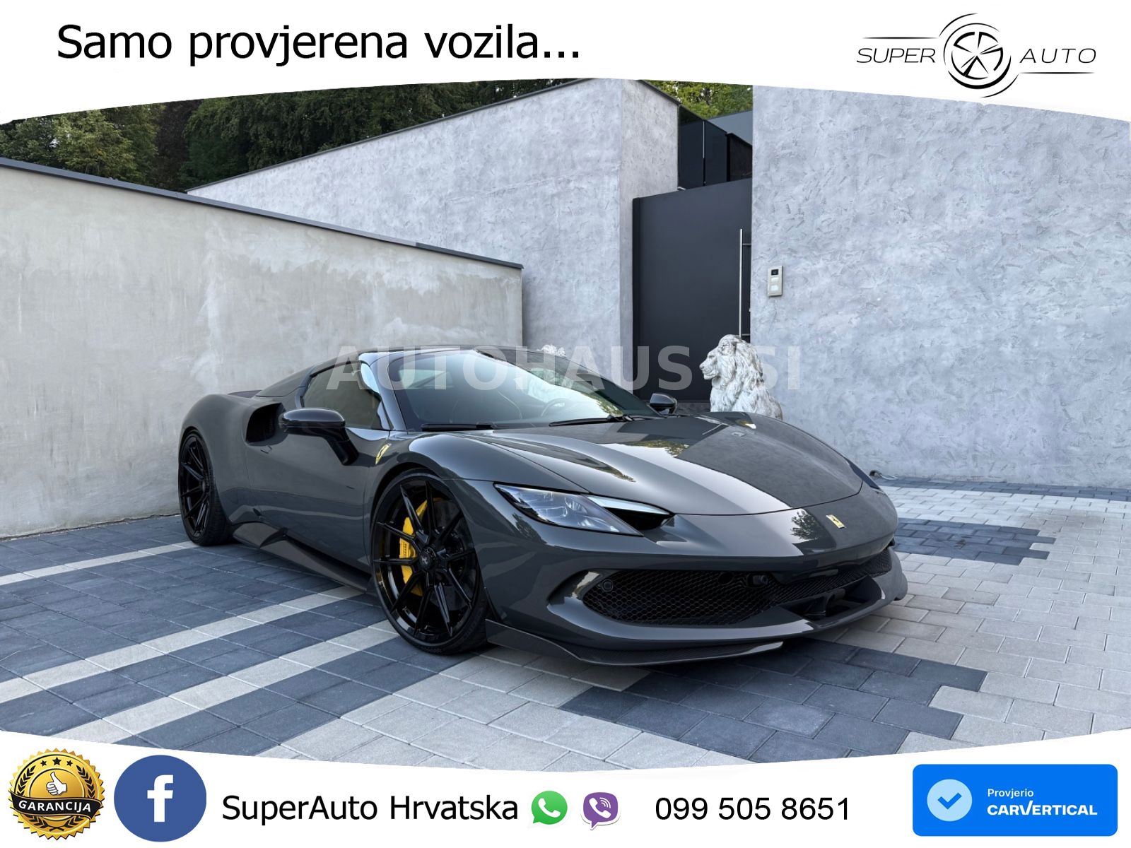 Ferrari 296 GTS 3.0 V6 (830 KS) F1 DCT