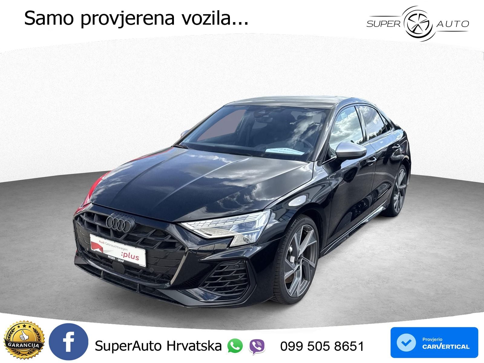 Audi S3 Limuzina 2.0 TFSI (333 KS) quattro S tronic LED+GR SJED+ACC