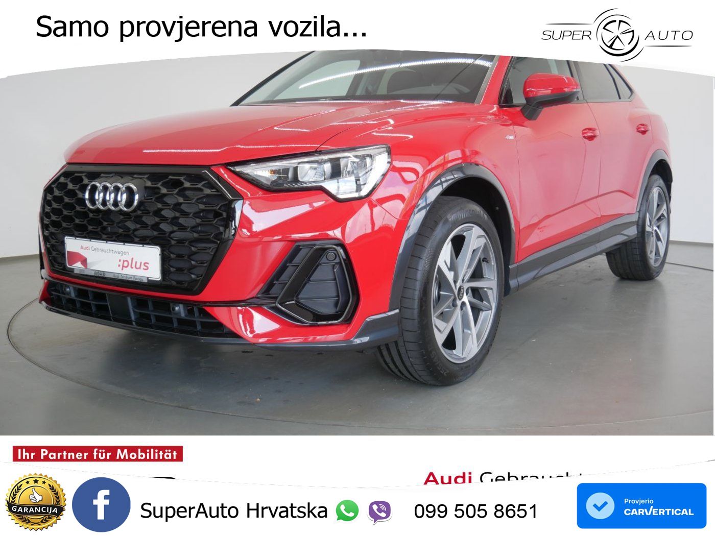 Audi Q3 II Sportback 35 TFSI (150 KS) S tronic S line LED+GR SJED+ACC
