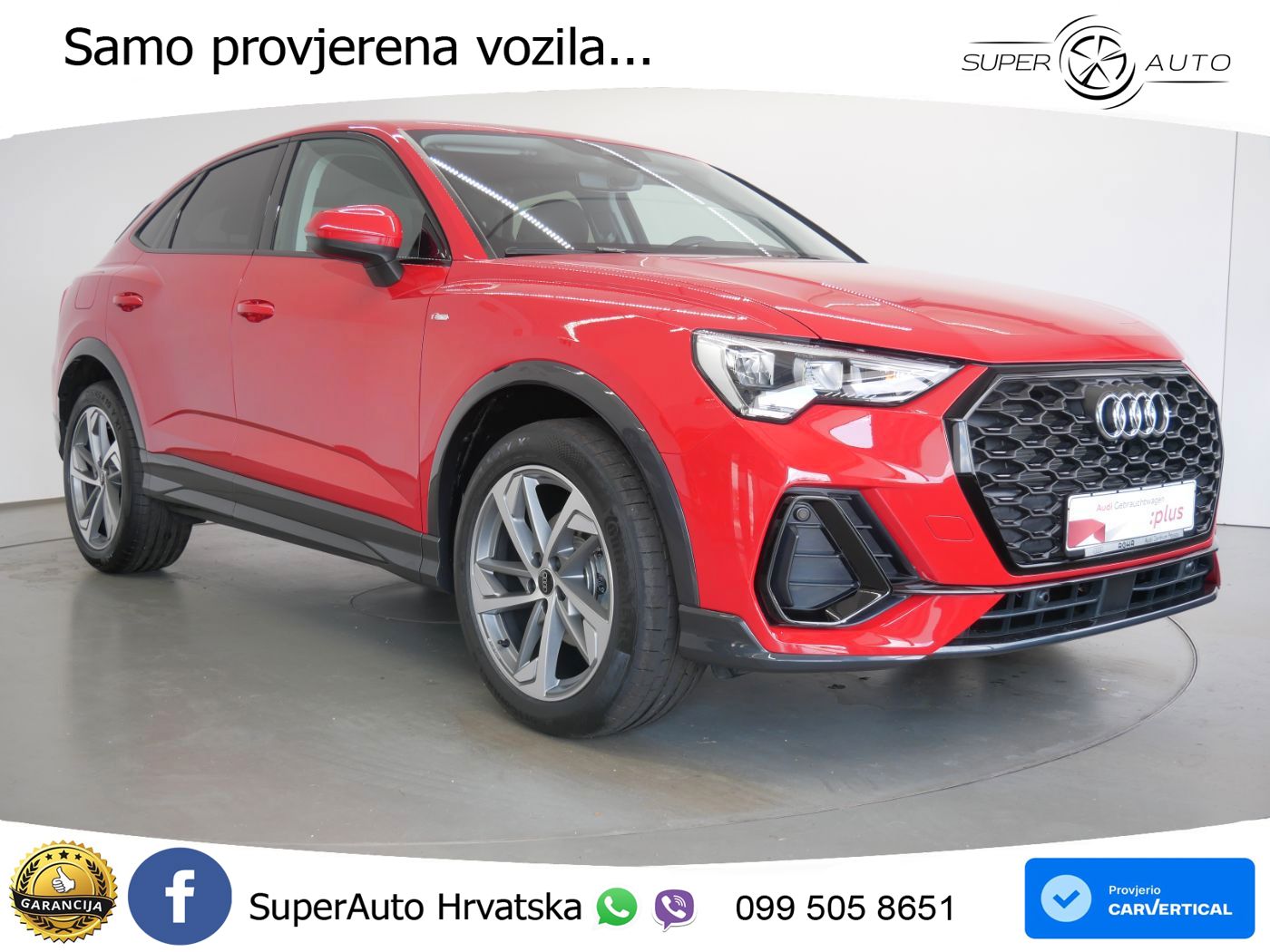 Audi Q3 II Sportback 35 TFSI (150 KS) S tronic S line LED+GR SJED+ACC