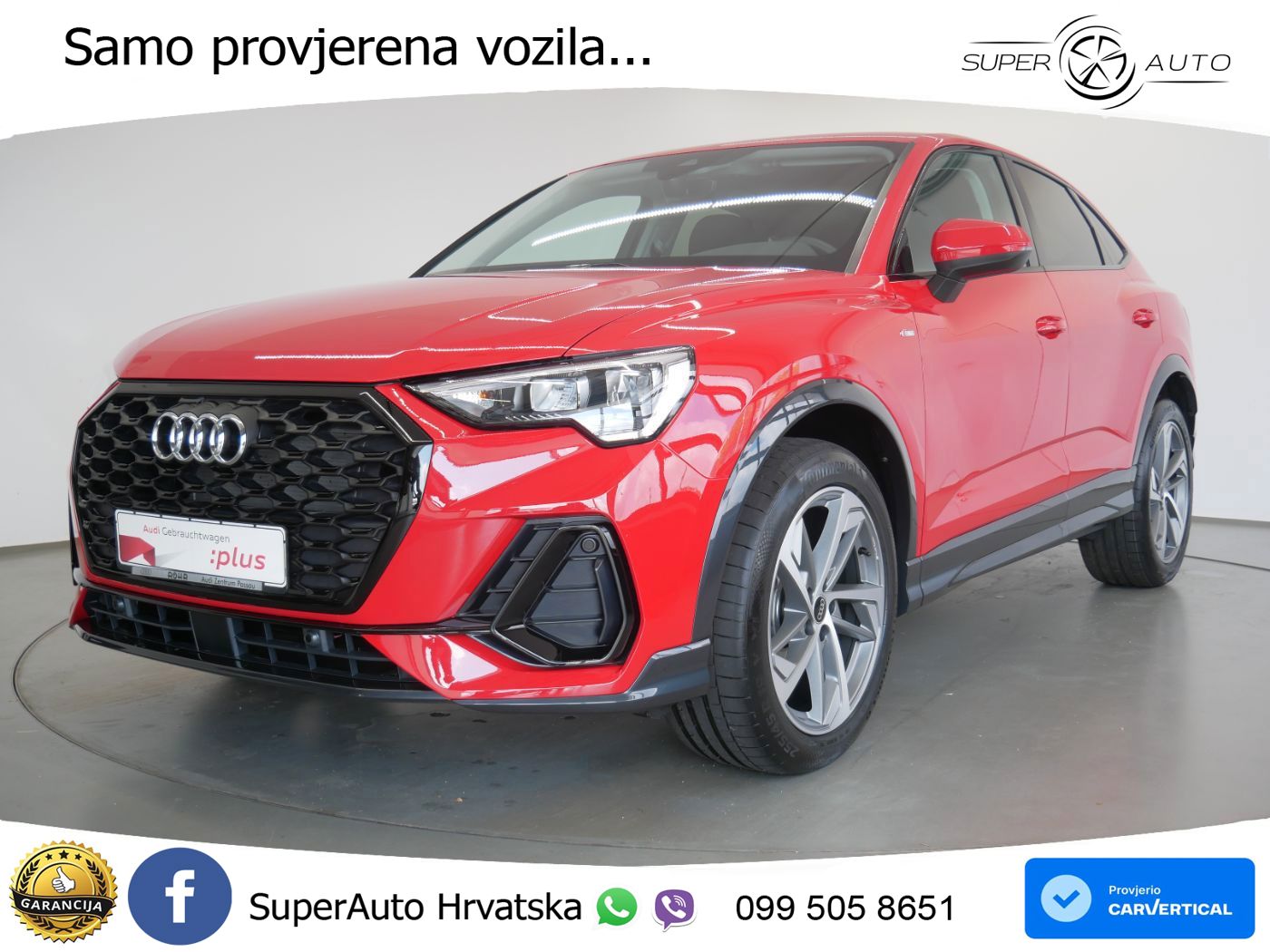 Audi Q3 II Sportback 35 TFSI (150 KS) S tronic S line LED+GR SJED+ACC