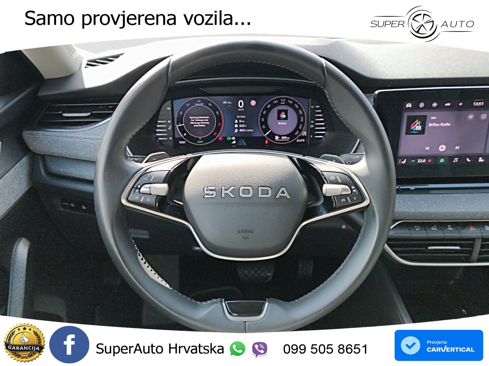 Škoda Octavia Combi 1.5 TSI (116 KS) DSG Selection MATRIX+GR SJED+KAM