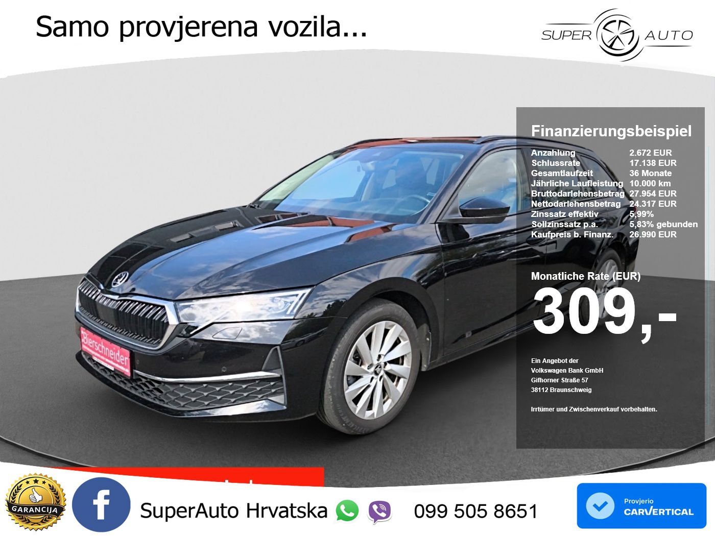 Škoda Octavia Combi 1.5 TSI (116 KS) DSG Selection MATRIX+GR SJED+KAM