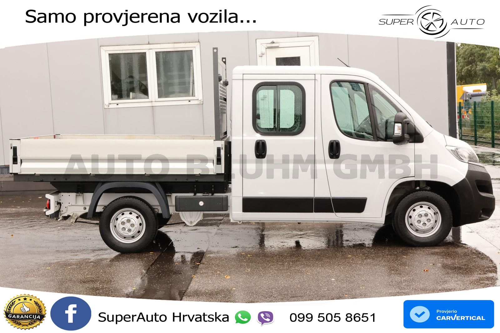 Citroën Jumper 35 B-HDi Doka L2 + AHK 2,5T 7-Sitze Klima 140 KS