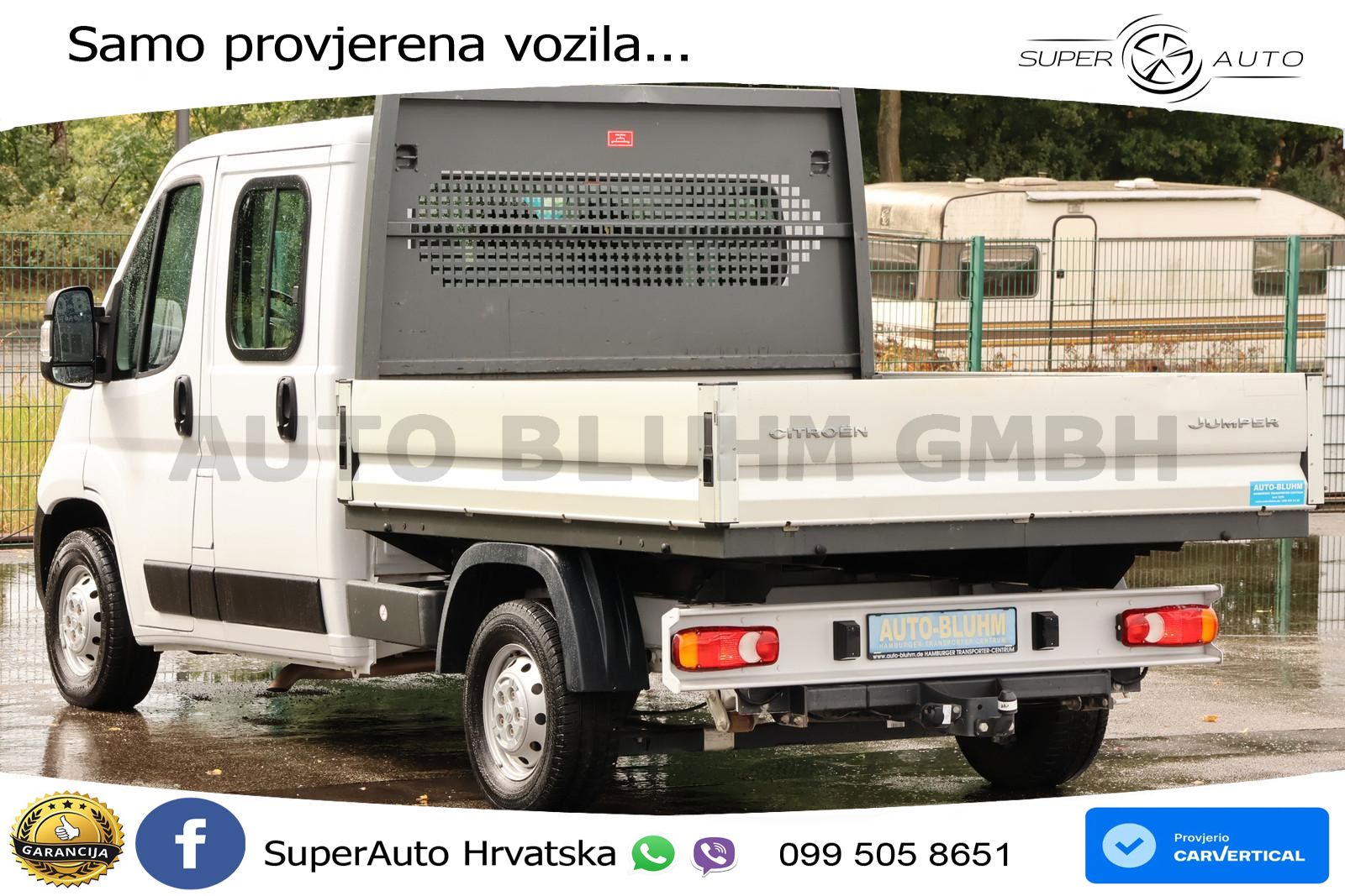 Citroën Jumper 35 B-HDi Doka L2 + AHK 2,5T 7-Sitze Klima 140 KS