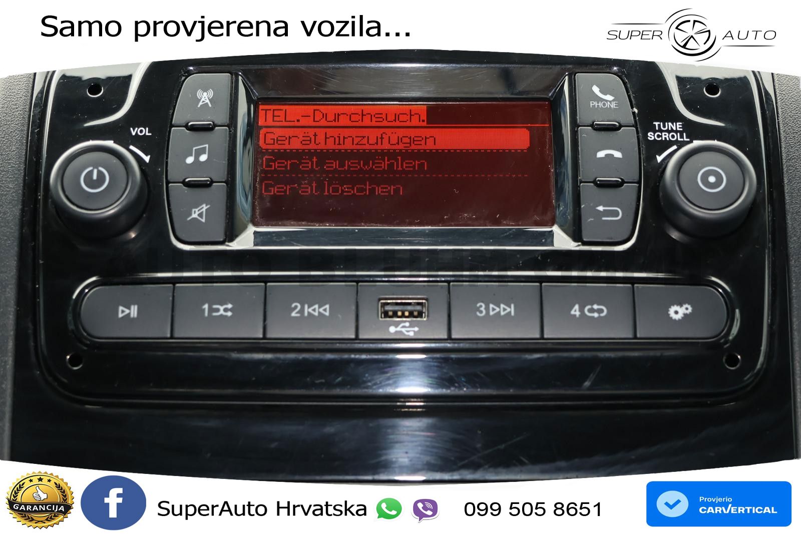 Citroën Jumper 35 B-HDi Doka L2 + AHK 2,5T 7-Sitze Klima 140 KS