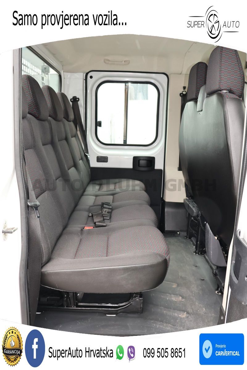 Citroën Jumper 35 B-HDi Doka L2 + AHK 2,5T 7-Sitze Klima 140 KS