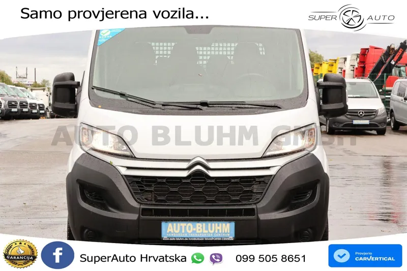 Citroën Jumper 35 B-HDi Doka L2 + AHK 2,5T 7-Sitze Klima 140 KS