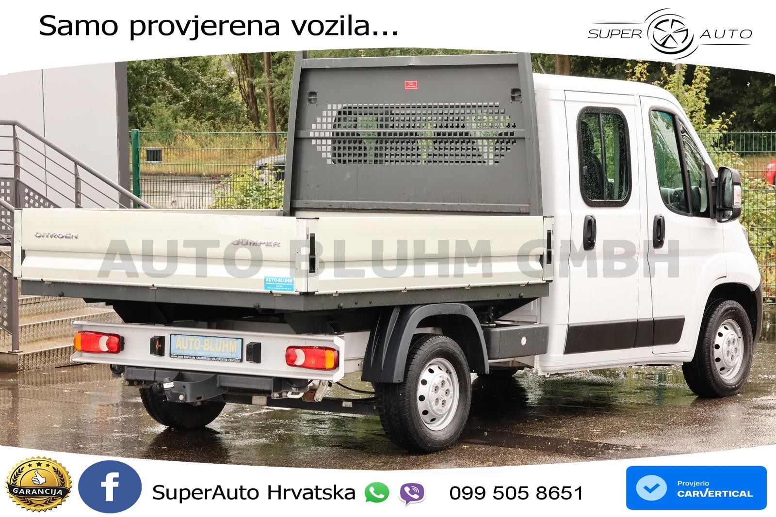 Citroën Jumper 35 B-HDi Doka L2 + AHK 2,5T 7-Sitze Klima 140 KS