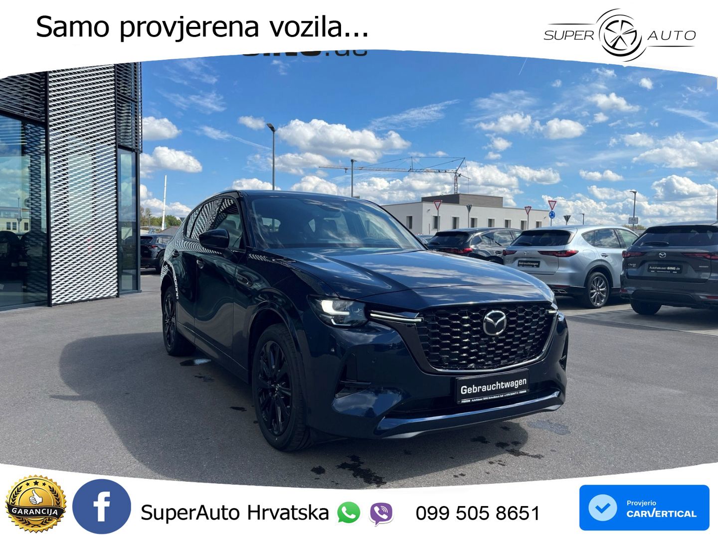 Mazda CX-60 3.3 e-Skyactiv D (254 KS) AWD Automatic MATRIX+GR SJED+KAM