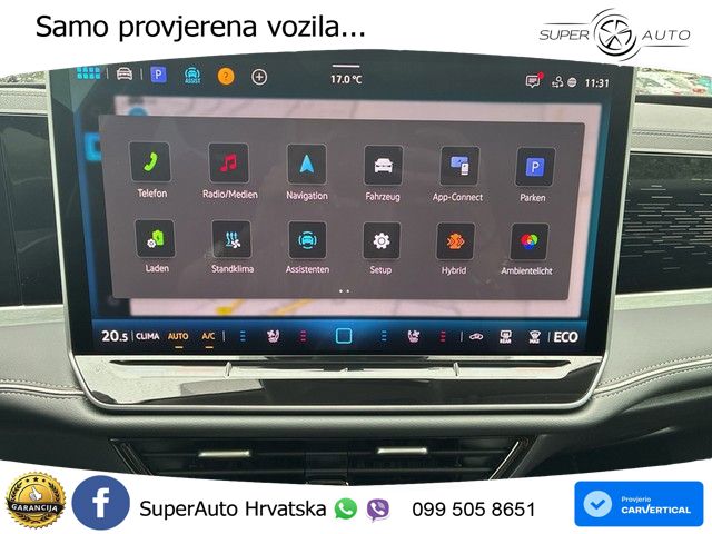 Volkswagen Passat Variant 1.5 TSI (272 KS) eHybrid DSG Elegance LED+GR SJED+ACC