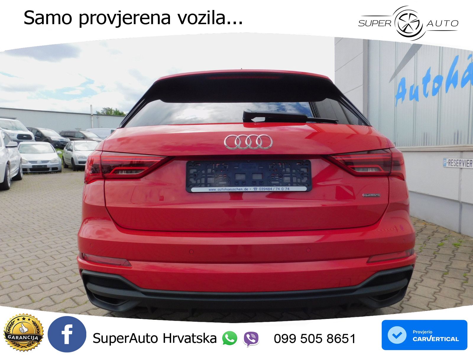Audi Q3 40 TFSI (190 KS) quattro S tronic S line