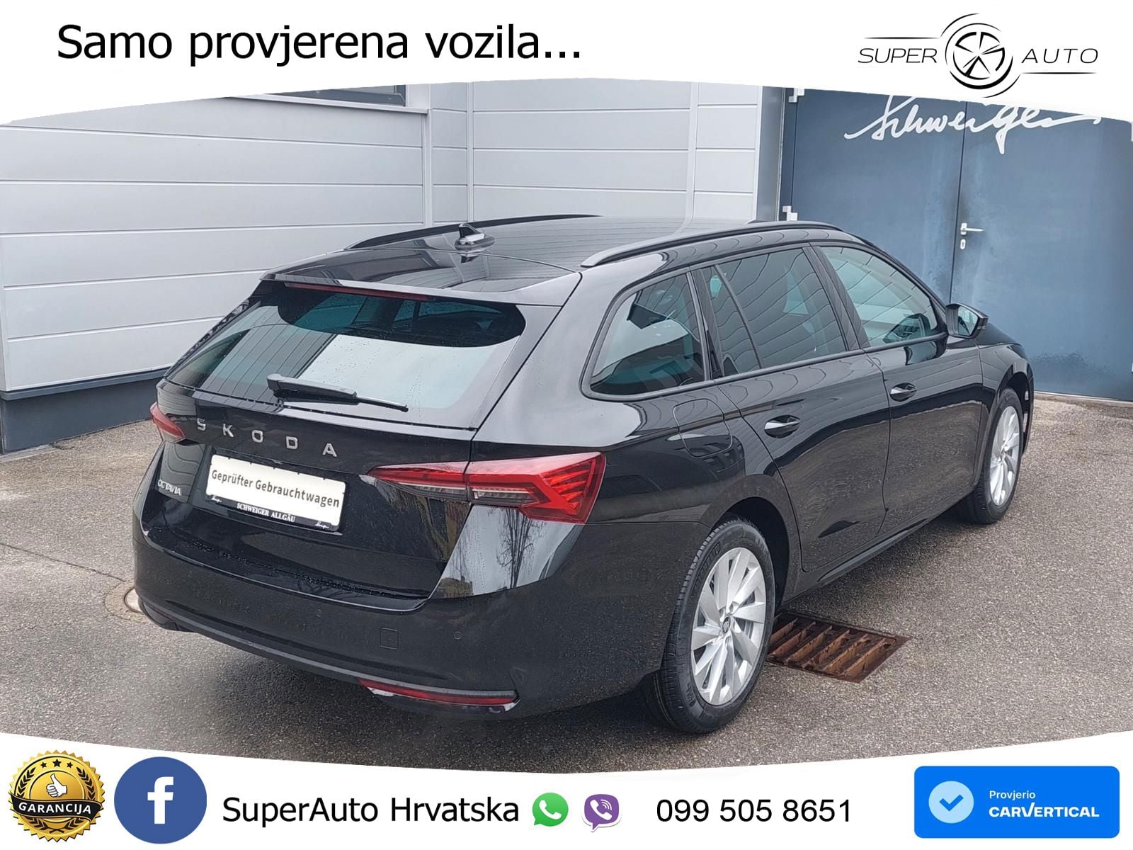 Škoda Octavia Combi 2.0 TDI (150 KS) DSG Selection MATRIX+GR SJED+KAM