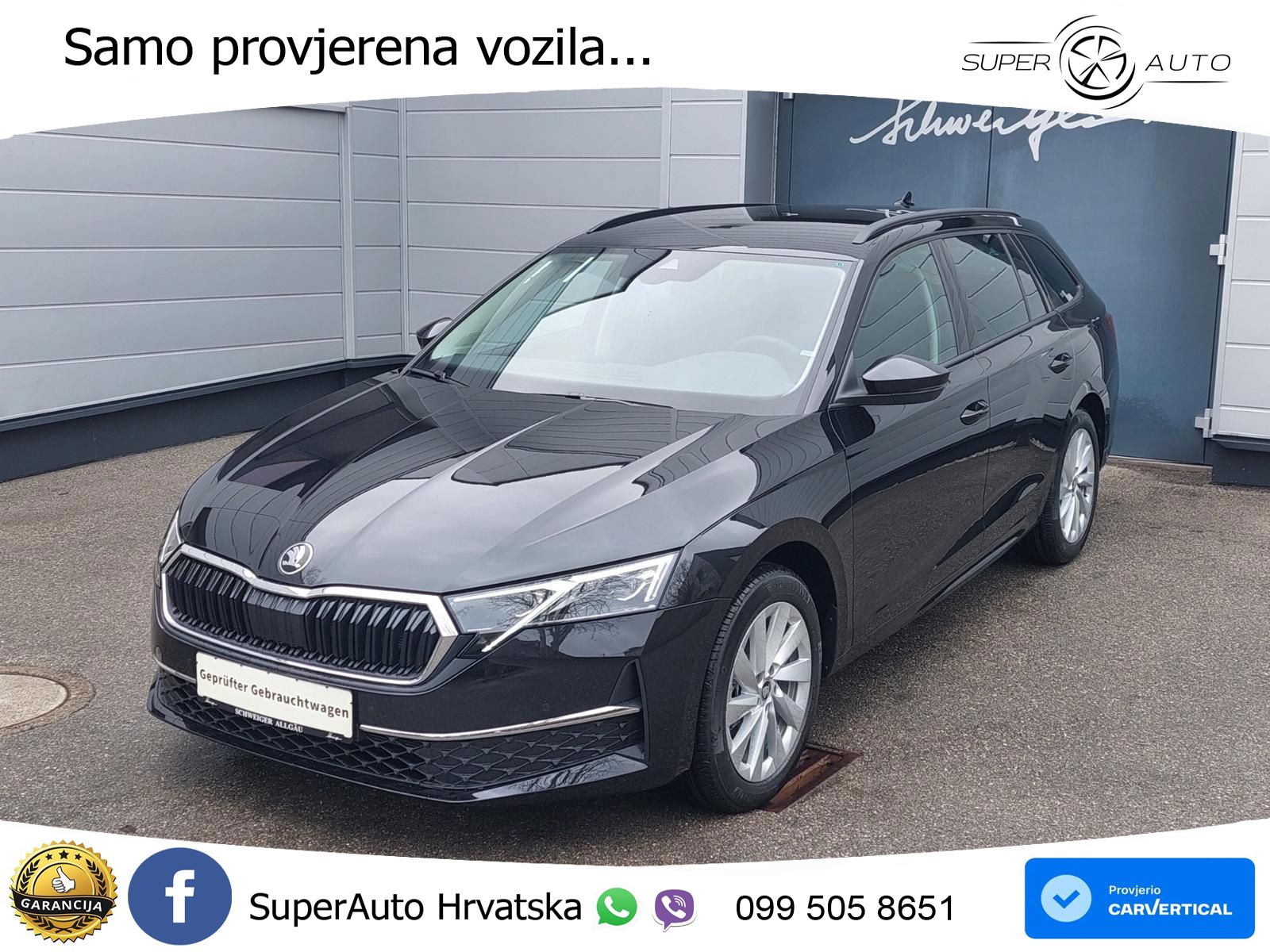 Škoda Octavia Combi 2.0 TDI (150 KS) DSG Selection MATRIX+GR SJED+KAM
