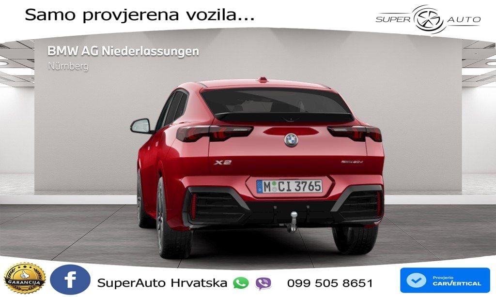 BMW X2 sDrive20d Steptronic M Sport LED+GR SJED+ACC
