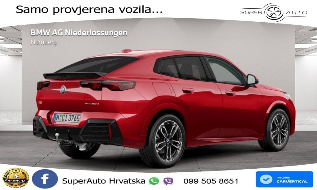 BMW X2 sDrive20d Steptronic M Sport LED+GR SJED+ACC