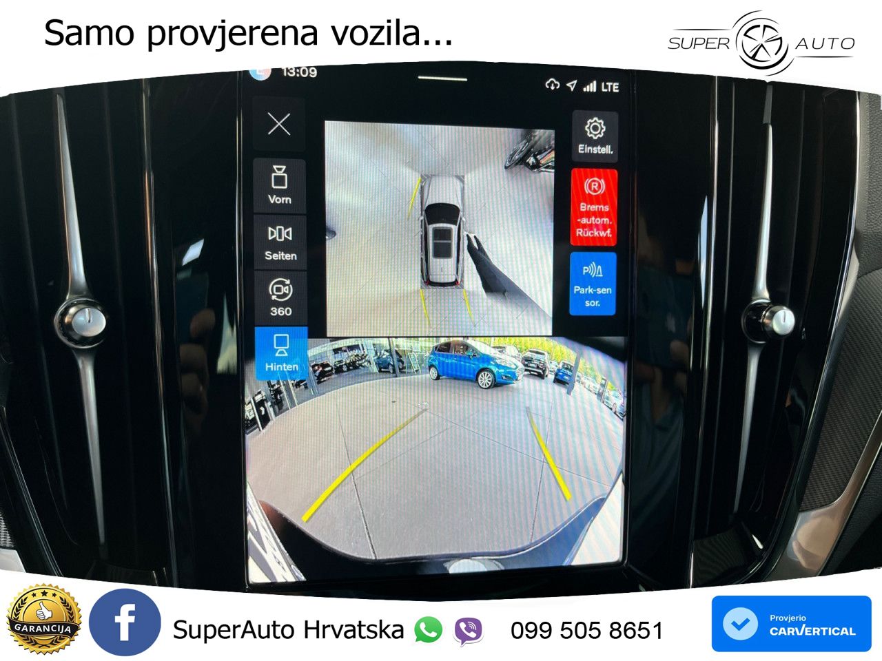 Volvo V60 2.0 B4 Benzin DCT ACC+GR SJED+360+PANO