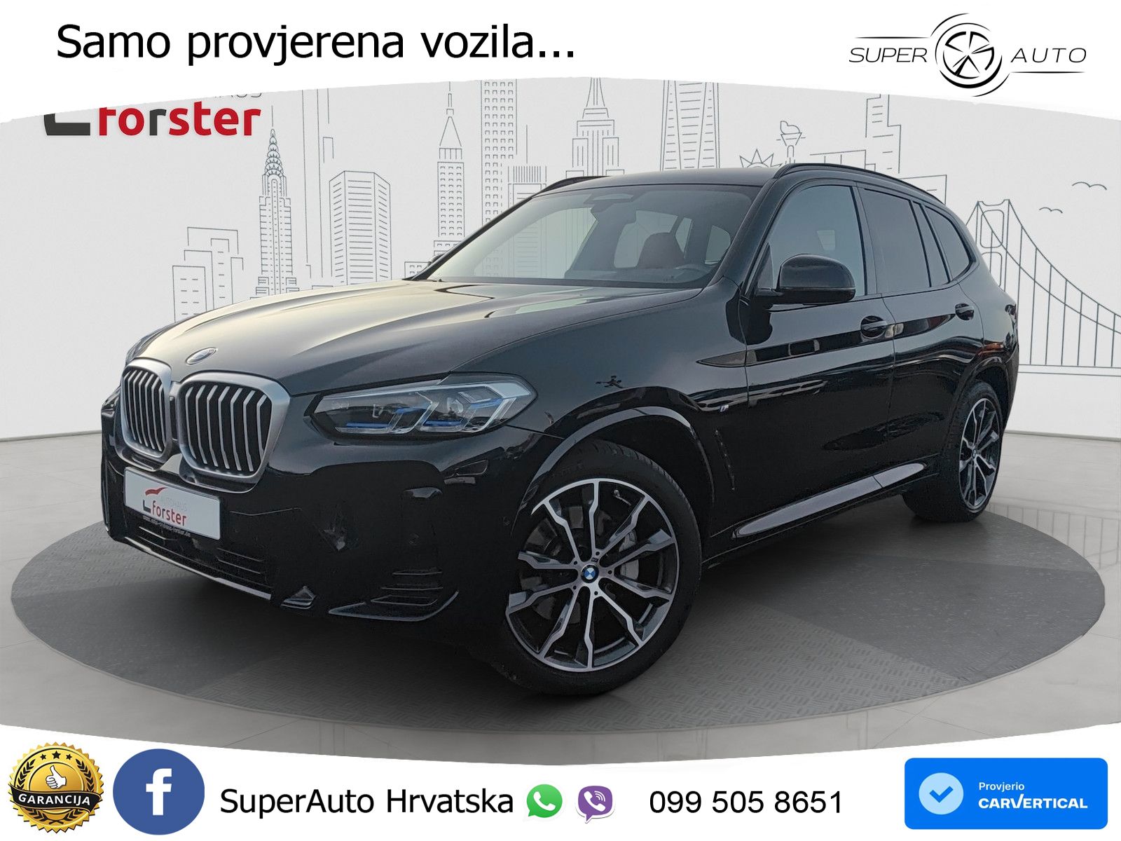 BMW X3 30d xDrive Steptronic M Sport LED+GR SJED+ACC