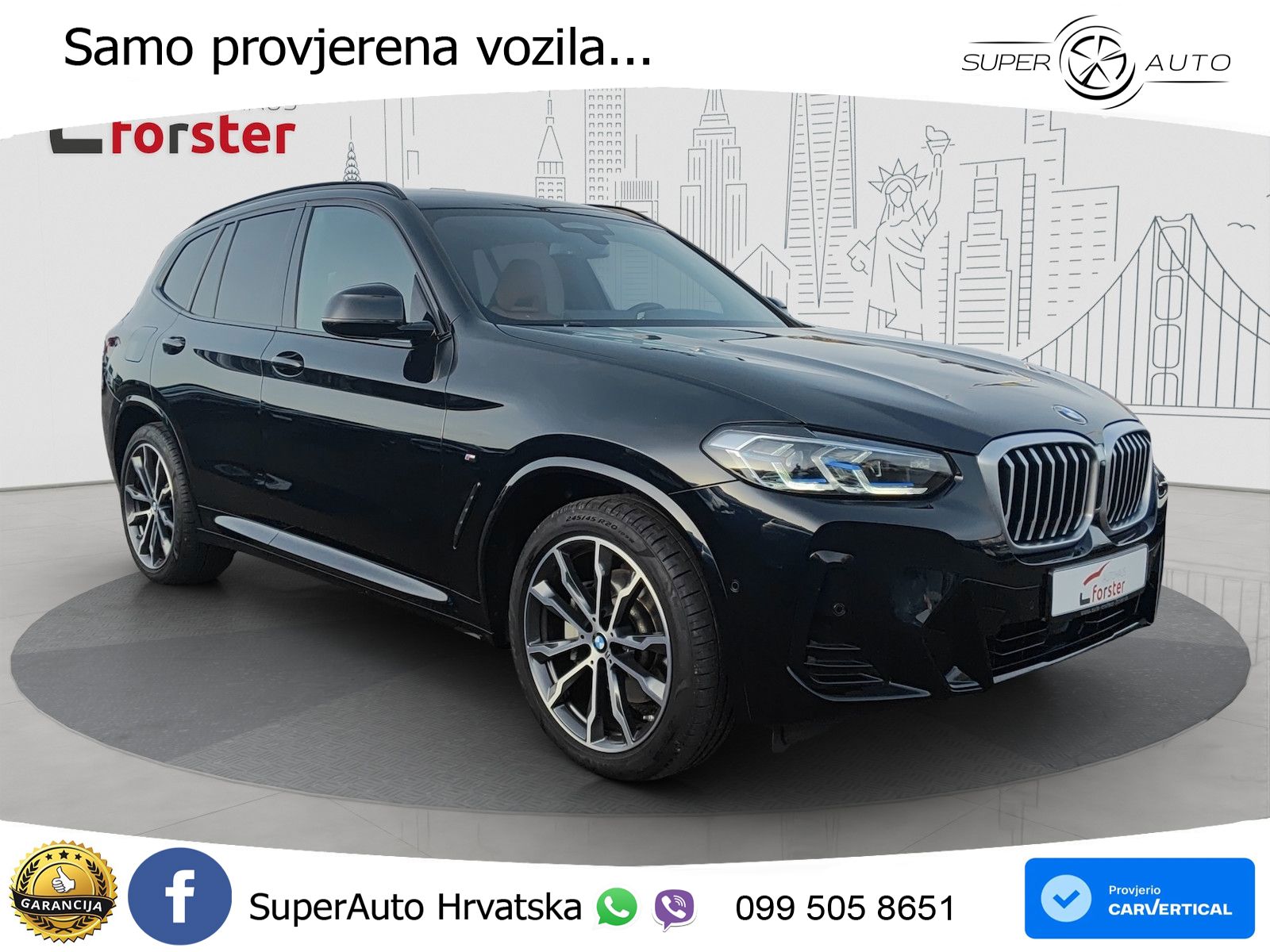BMW X3 30d xDrive Steptronic M Sport LED+GR SJED+ACC