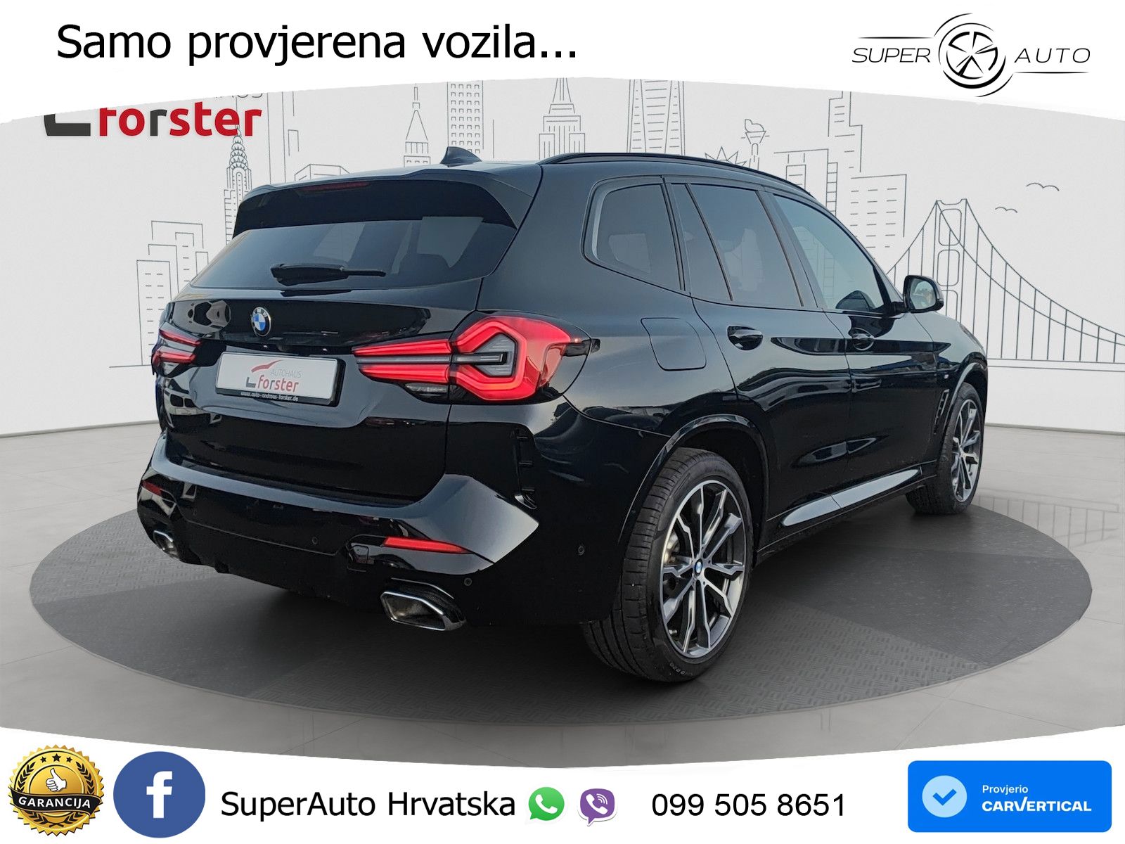 BMW X3 30d xDrive Steptronic M Sport LED+GR SJED+ACC