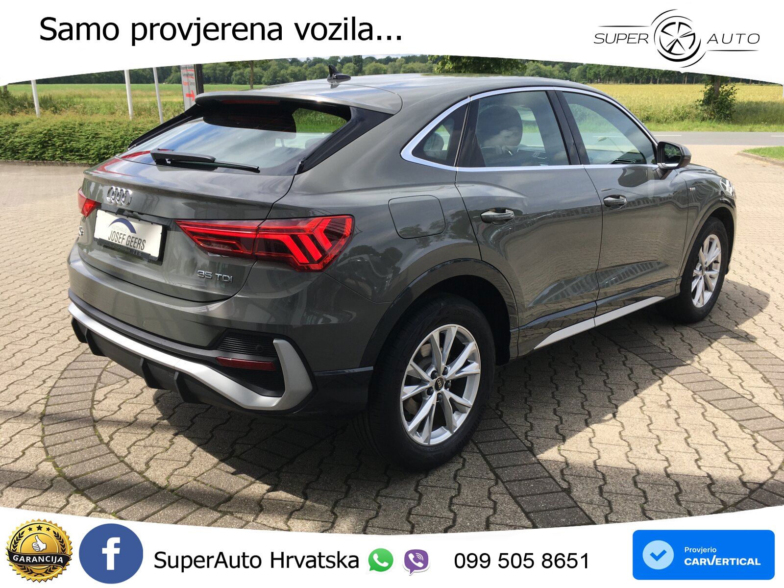 Audi Q3 Sportback 35 TDI (150 KS) S tronic S line