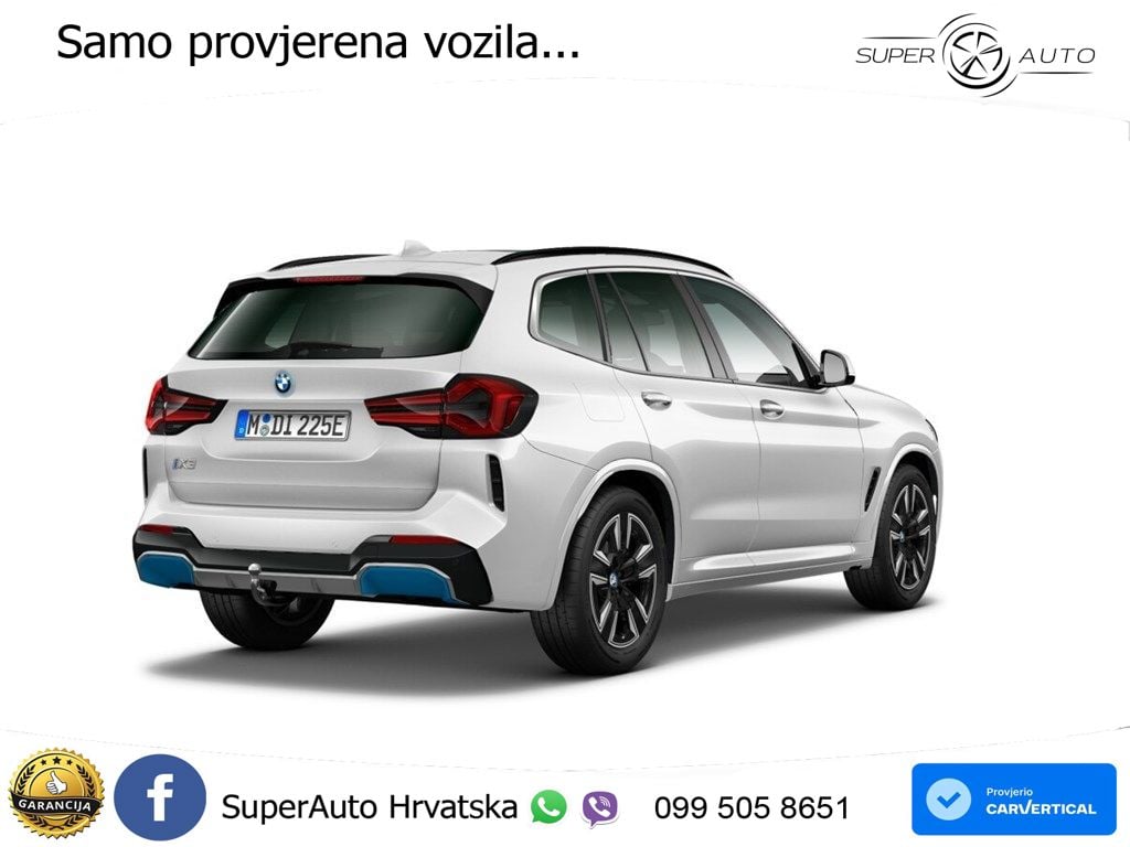 BMW iX3 80 kWh (286 KS) M Sport LED+GR SJED+ACC