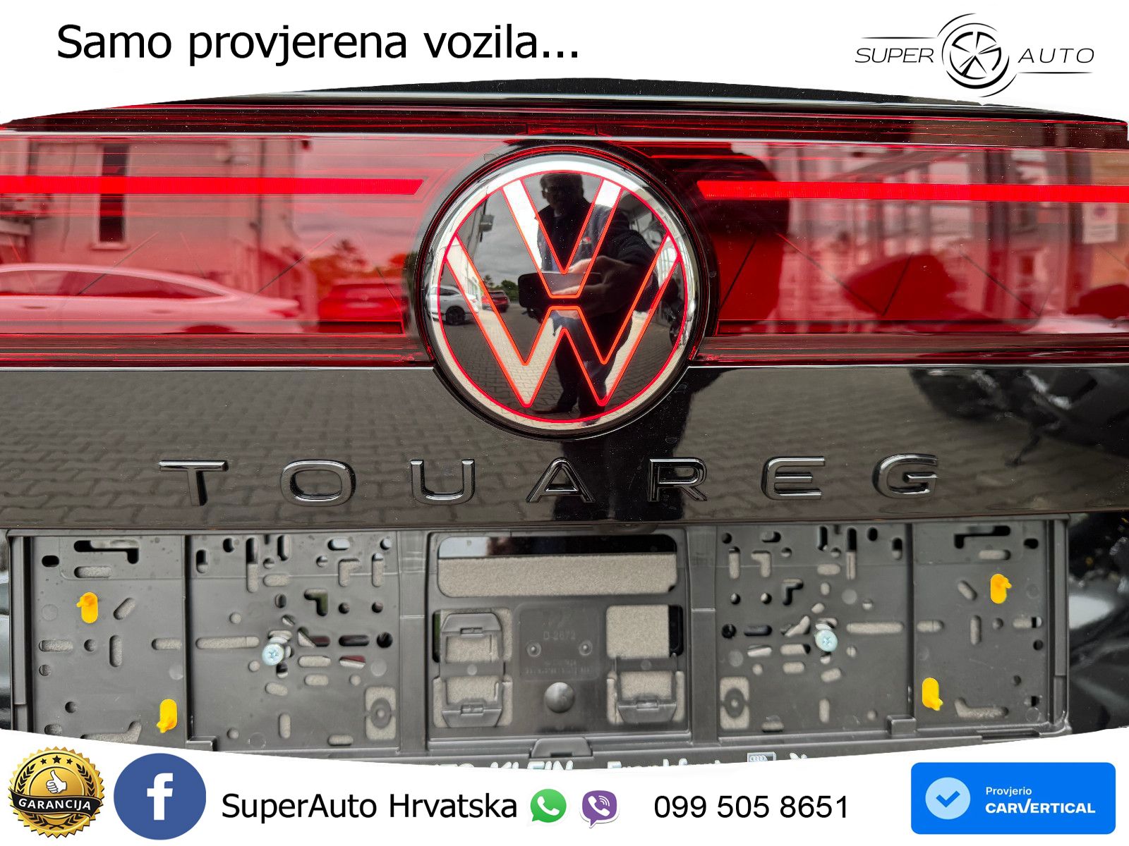 Volkswagen Touareg 3.0 V6 TDI (286 KS) 4MOTION Tiptronic ZRAČNI+ACC+GR SJED+KAM+PANO