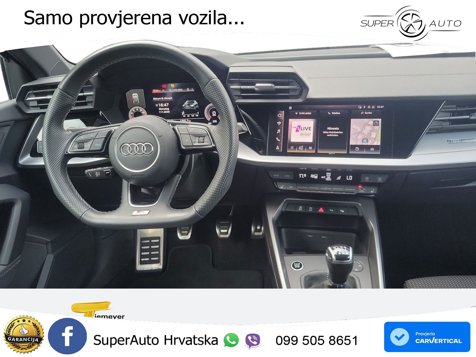 Audi A3 35 TFSI (150 KS) S line