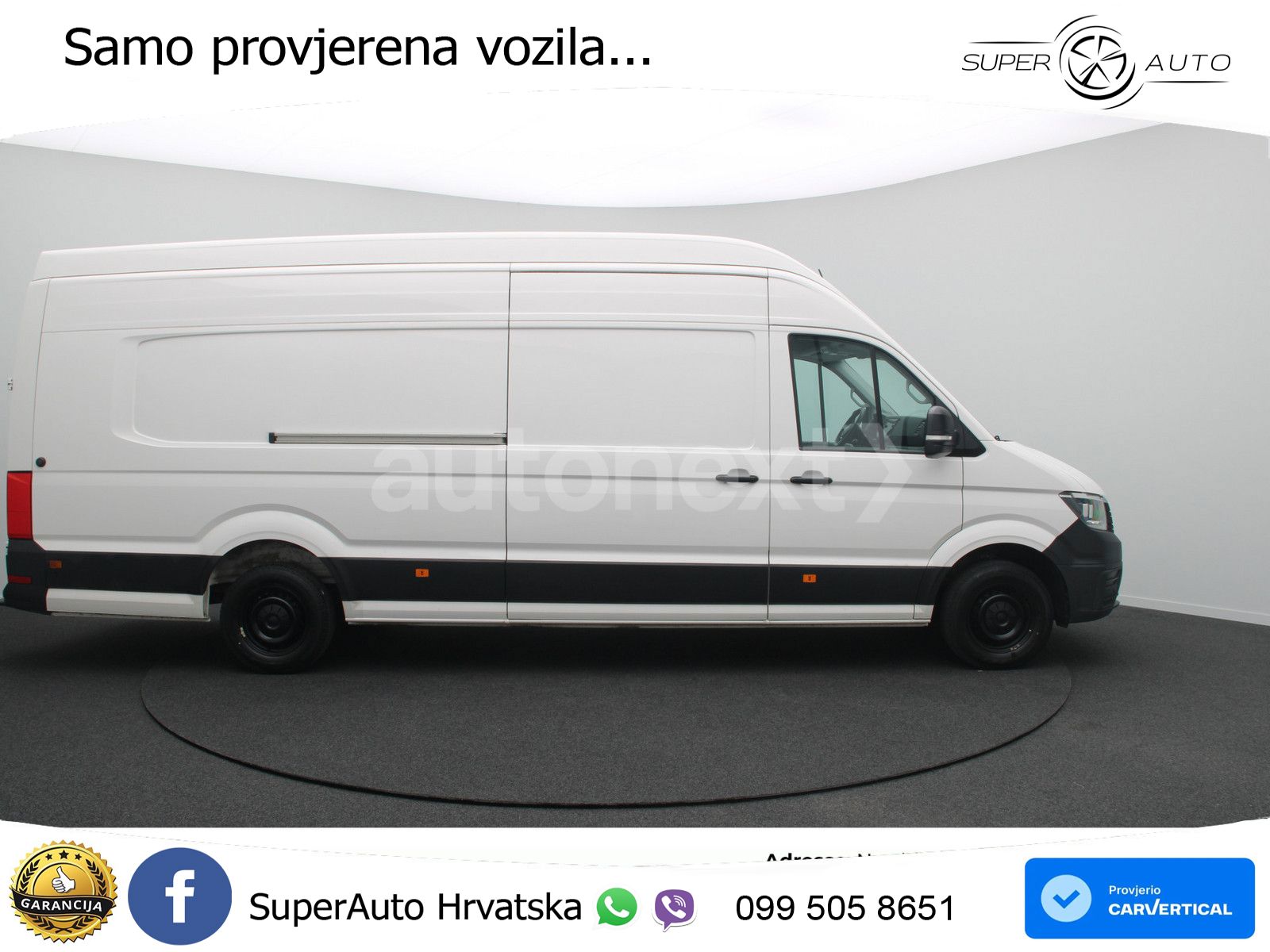 Volkswagen Crafter 35 *Maxi Extralang+Superhochdach* AHK 3, 140 KS