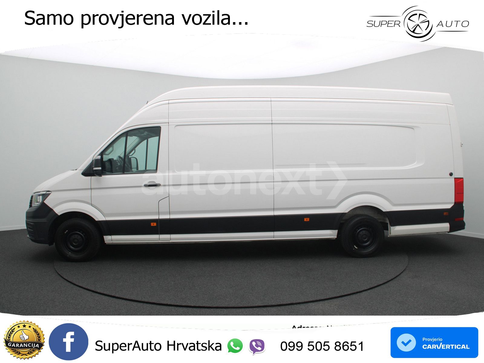 Volkswagen Crafter 35 *Maxi Extralang+Superhochdach* AHK 3, 140 KS